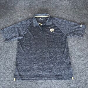 Notre Dame Fighting Irish Polo Shirt Athletic Fit Short Sleeve Mens‎ Medium